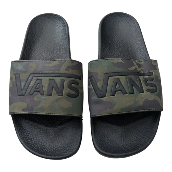 NEW Men's Vans Camo Slides Size 10 NWT - Picture 2 of 9